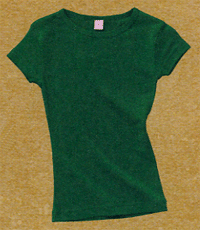 LADIES Rib T-SHIRT（demimoon）