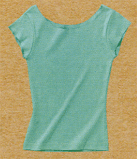 LADIES Boat-neck T-SHIRT（demimoon）