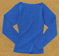 LADIES Long Sleeve Boat-neck T-SHIRT（demimoon）