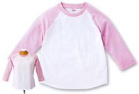 6.2oz. RAGLAN 3/4 SLEEVE T-SHIRT（UNITED ATHLE）