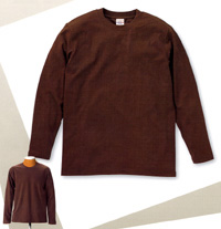 6.2oz. LONG SLEEVE T-SHIRT（UNITED ATHLE）